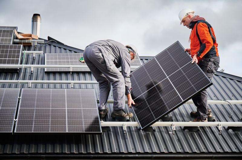 Solar System on a Home Roof